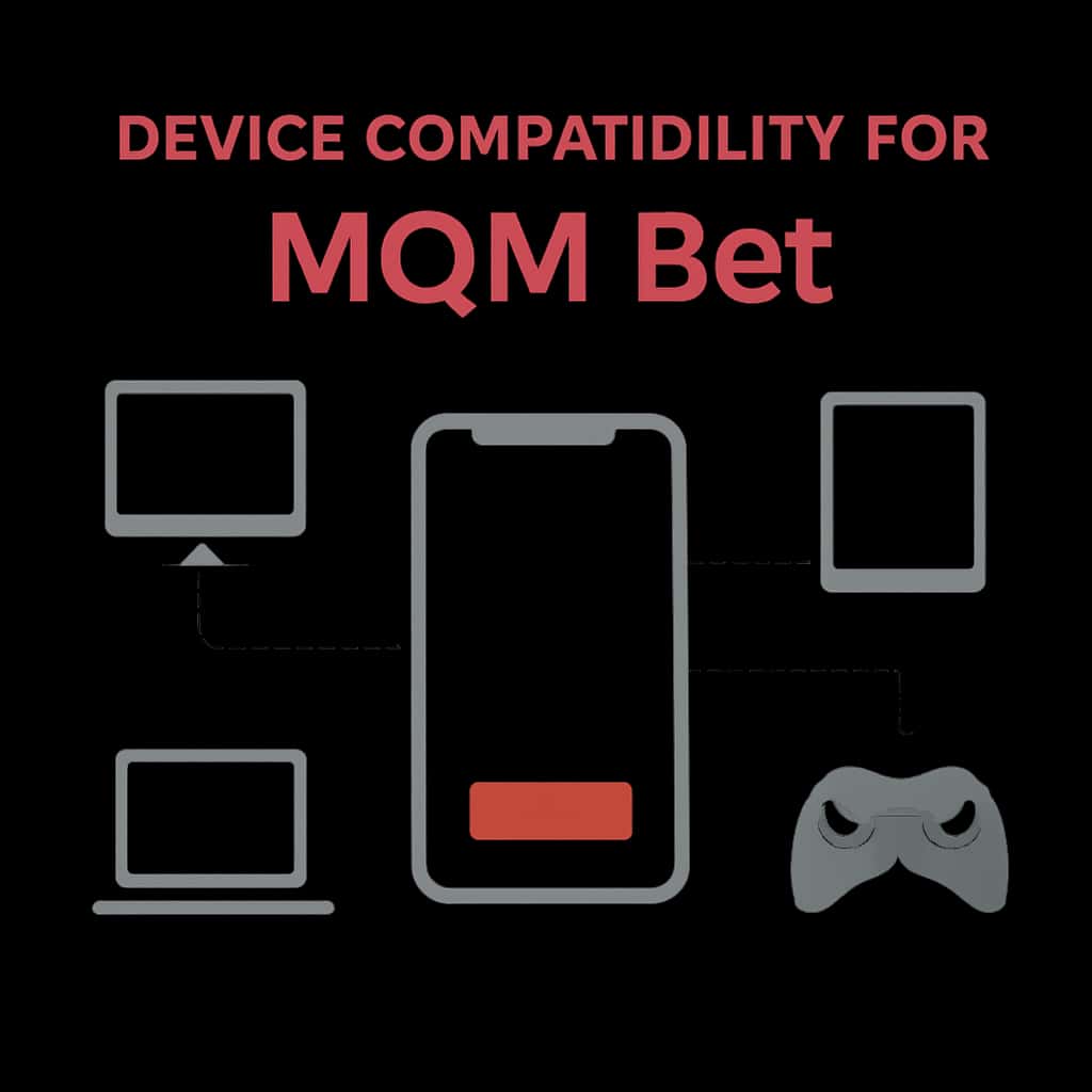 An educational diagram on MQM Bet device compatibility.