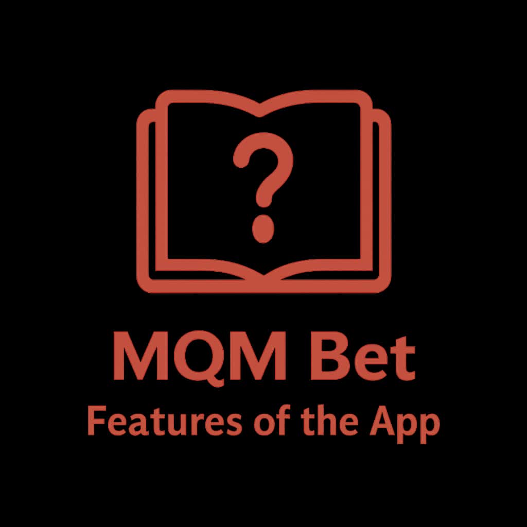 A badge design for the MQM Bet App features.