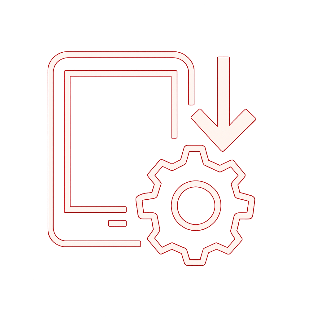 Diagram explaining MQM Bet Download process.