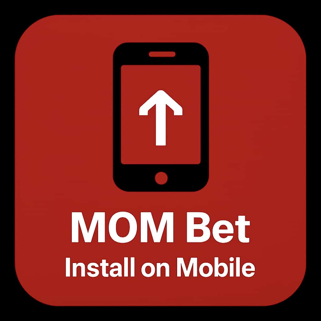 Icon representing the installation guide for MQM Bet on mobile.