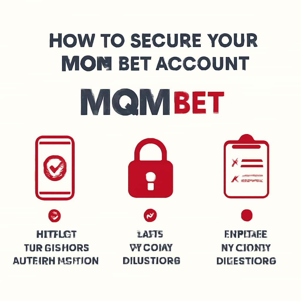 Diagram of steps to secure MQM Bet account