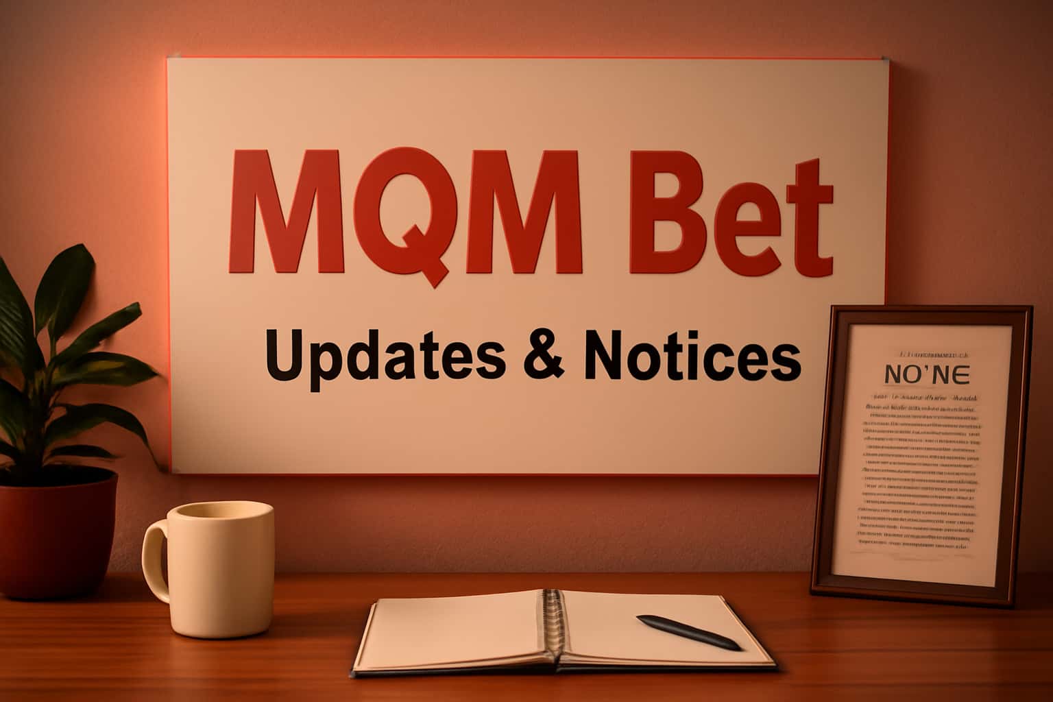 MQM Bet Updates & Notices informational scene.